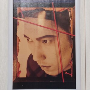送料無料★額装品★布袋寅泰(COMPLEX)tomoyasu hotei/1989年/ポスター風広告/デザイン/A4サイズ額入り/アートフレーム/貴重広告