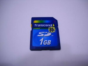 Transcend　SDカード　1GB　SLC