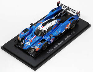 ◆34　 Alpine A470 Gibson　2018　　　ル・マン24時間レース カーコレクション　1/43　アシェット　模型のみ　スパーク