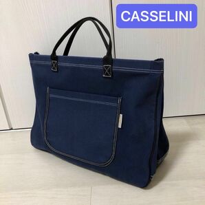 CASSELINI デニムトートバッグ