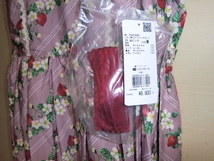 新品ａｘｅｓ　ｋａｗａｉｉタグ付き　アワピンク　イチゴ柄ジャンパースカート　ワンピース_画像7