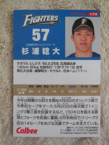 ★プロ野球チップス★カルビー★日本ハムファイターズ★杉浦稔大★