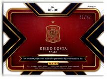 Diego Costa（ジエゴ・コスタ） 17-18 Select X Factor Jersey Orange Prizm 47/75 ジャージカード スペイン代表！_画像2