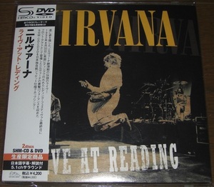 国内盤CD 紙ジャケ NIRVANA ニルヴァーナ Live At Reading ライヴ・アット・レディング SHM-CD&DVD 帯付き 生産限定商品 UICY-94346