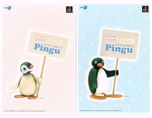 ピングー　ピンガ　fun!fun!Pingu　ポストカード　2枚セット