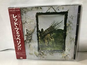 F614 【シール帯】「レッド・ツェッペリンⅣ」日本盤 旧規格 32XD-335 消費税表記なし 帯付属 Led Zeppelin 4th 天国への階段