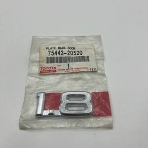 純正新品 トヨタ純正 カローラ エンブレム バッジ 100系 90系 USDM北米 JDM 1.8 75443-20520