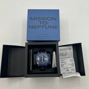 新品 Swatch × Omega Mission to Neptune オメガ スウォッチ ネプチューン 青 ブルー