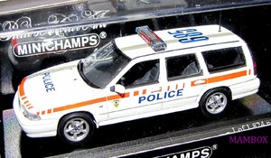 【SALE】ミニチャンプス☆1/43 430171895 ボルボ V70 ポリスカー GENDARMERIE VAUDOISE 1824台限定