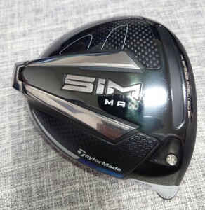 テーラーメイドTaylorMade☆SIM MAXドライバーヘッドのみ☆10.5°☆1円スタート売り切り！