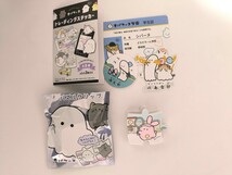 ☆オバケーヌ トレーディングステッカー☆パズルクリップ うさぎ☆2点セット☆学生証 シール☆送料120円_画像1