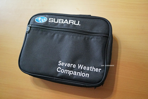 US Subaru original Severe Weather Companion kit emergency weather hour . settled kit USDM North America JDM SUBARU OUTBACK FORESTER LEGACY IMPREZZA WRX STi SPT