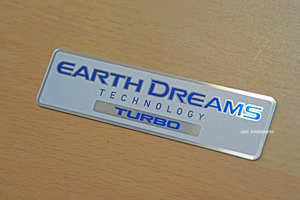 USホンダ純正16- HONDA CIVICシビック EARTH DREAMS TURBO エンブレム USDM北米JDM FC1 FC系 FK7 FK系