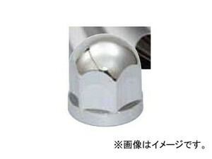 ジェットイノウエ 丸型リヤハブナットカバー クロームメッキ 17mm 500612 入数：10個