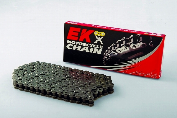 EKチェーン/江沼チェーン ノンシールチェーン SRシリーズ(強化タイプ) シルバー 420 134L 継手:SPJ 420SR(CR;NP) 2輪