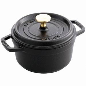 ストウブ/STAUB ピコ・ココット 両手鍋 ブラック 16cm 40509-480-0(2027-034)