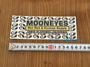 送料込み mooneyes ずっしり エンブレム 11.3cm スチールにメッキ仕上げ ムーンアイズ moon eyes かんたんカスタム