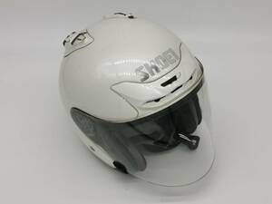 SHOEI ショウエイ J-FORCE II ジェイ-フォース ツー J-FORCE2 シルキーホワイト ジェットヘルメット XLサイズ