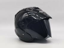  Arai アライ SZ-RAM4 UP TOWN GLASS BLACK エスゼット ラム4 アップタウン グラスブラック ジェットヘルメット Mサイズ_画像2