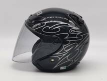 SHOEI ショウエイ J-FORCE II JACK ジェイ-フォース ツー ジャック J-FORCE2 BLACK/GREY ジェットヘルメット Lサイズ_画像6