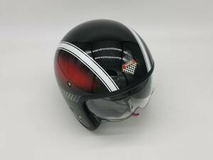 SHOEI ショウエイ J・O HAWKER ジェイ・オー ホーカー RED/SILVER ジェットヘルメット Lサイズ