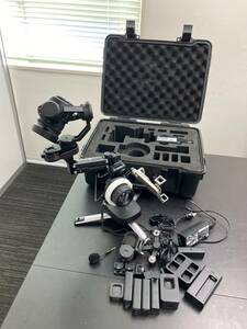 【実用中古品】DJI OSMO PRO本体 ＋ Focus ハンドホイール ＋Z-Axis 縦揺れ補正ユニット ＋ケース