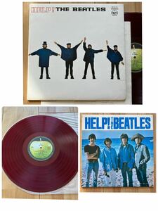 赤盤 RED WAX◆LP◆The Beatles(ビートルズ)「Help!(4人はアイドル/ヘルプ！)」◆Apple Records(AP-8151)◆John Lennon ROCK 洋楽