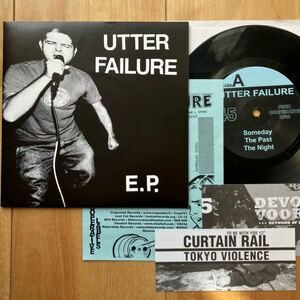 US盤 EP◆Utter Failure「E.P.」◆2012年　Lost Cat Records LC-12◆Hardcore Punk Rock パンク
