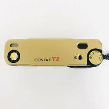 【 極美品 】 動作確認済み　コンタックス CONTAX T2 Carl Zeiss 2.8/38 コンパクトフィルムカメラ　イエロー_画像5