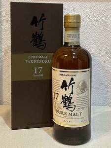 【新品未開封】竹鶴 17年 ニッカ ウイスキー NIKKA TAKETSURU WHISKY 