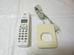 [ Junk ] # Panasonic Panasonic telephone cordless handset KX-FKN526-W PFAP1018 charge stand attaching # [ present condition goods ]