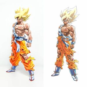 一番くじ ドラゴンボール オムニバスBRAVE C賞 孫悟空リペイント 二次元彩色 2D DRAGON BALL SON GOKU figure MASTERLISE