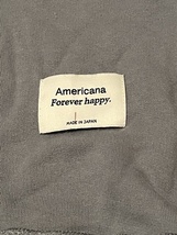 アメリカーナ Americana スウェット トレーナー ハイネック グレー 緑 グリーン パーカー 日本製 JEANS FACTORY ジーンズファクトリー 別注_画像6