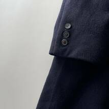 【90s/カシミヤ】A.P.C. size/S (te) フランス製 アーペーセー カシミア ウール チェスターコート アウター ネイビー 紺 cachemire coat_画像5