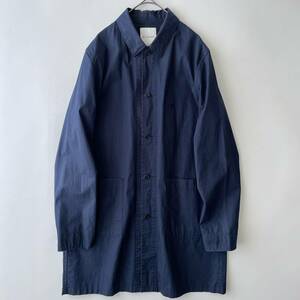 STILL BY HAND size/48 (jb) スティルバイハンド ショップコート アトリエ ワーク アウター ネイビー 紺無地 日本製 JAPAN coat