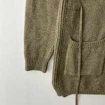 NONNATIVE size/1 (jb) ノンネイティブ ウールニットジャケット カーディガン セーター アウター ノーカラー ベージュ JAPAN knit_画像6