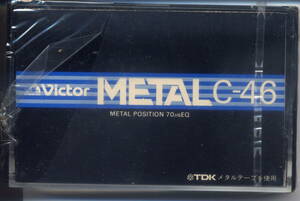 未使用　メタルカセットテープ② VICTOR METAL C-46 ４６分 １本