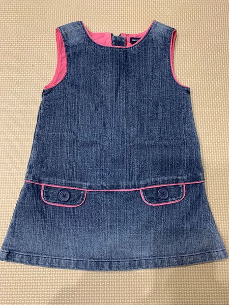 GAPギャップ ベビーキッズ ワンピースデニム 6-12months 子供服 レトロ