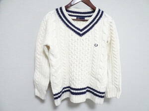 ★彡フレッドペリーFRED PERRY★彡１５０ｃｍ ウールセーター おしゃれ模様☆彡