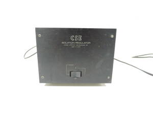 CSE R-100 アイソレーションレギュレーター 音響機器 オーディオ 機材　通電確認済み　A2386