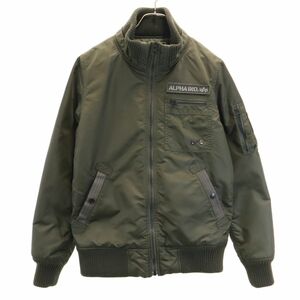 アルファインダストリーズ MA-1 ナイロンジャケット M カーキ系 ALPHA INDUSTRIES INC メンズ 231227