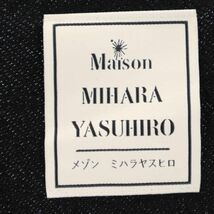 メゾン ミハラヤスヒロ 長袖 レイヤード スウェット チュニック 38 ブラック系 MAISON MIHARA YASUHIRO 日本製 レディース 231204_画像7