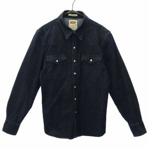 リーバイス 長袖 デニムシャツ S ネイビー Levi’s メンズ 231209