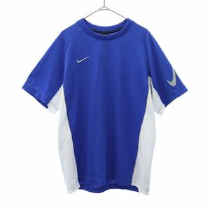 ナイキ 切替 トレーニング 半袖 ウェア L ブルー NIKE Tシャツ スポーツ メンズ 231228