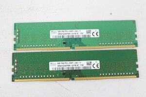 SKhynix HMA81GU6AFR8N-UH DDR4 PC4-2400T 8GB×2枚セット 16GB メモリ☆