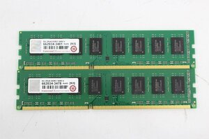 Transcend DDR3 PC3-1600U 8GB×2枚セット 16GB メモリ☆