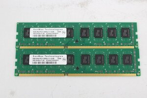 SanMax SMD-8G28H1P-16K DDR3 PC3-12800U 8GB×2枚セット 16GB メモリ☆