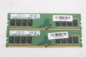 SAMSUNG M378A1K43CB2-CRC DDR4 PC4-2400T 8GB×2枚セット 16GB メモリ☆