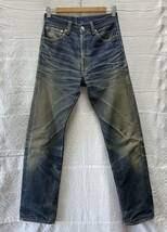 激ヒゲ Levi's 501 00501-0000 w30 リーバイス 501 レギュラー 鬼ヒゲ ハチノス 501XX_画像2