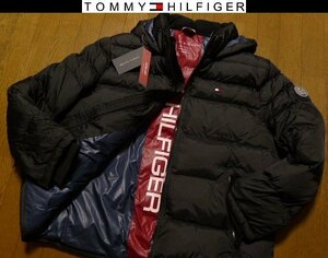 XXL(US)XXXL(JP ранг )* быстрое решение SALE бесплатная доставка * новый товар Tommy Hilfiger USA ограничение черный пуховик такой же функция DOWN ALTERATIVE выдерживающий способ водостойкий 